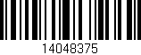 Código de barras (EAN, GTIN, SKU, ISBN): '14048375'
