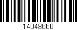 Código de barras (EAN, GTIN, SKU, ISBN): '14048660'