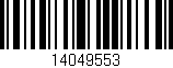 Código de barras (EAN, GTIN, SKU, ISBN): '14049553'