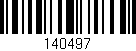 Código de barras (EAN, GTIN, SKU, ISBN): '140497'
