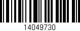 Código de barras (EAN, GTIN, SKU, ISBN): '14049730'
