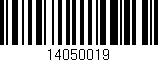 Código de barras (EAN, GTIN, SKU, ISBN): '14050019'