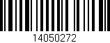 Código de barras (EAN, GTIN, SKU, ISBN): '14050272'