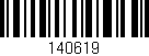 Código de barras (EAN, GTIN, SKU, ISBN): '140619'