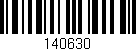 Código de barras (EAN, GTIN, SKU, ISBN): '140630'