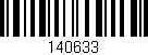 Código de barras (EAN, GTIN, SKU, ISBN): '140633'