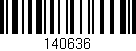 Código de barras (EAN, GTIN, SKU, ISBN): '140636'