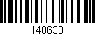 Código de barras (EAN, GTIN, SKU, ISBN): '140638'