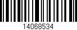 Código de barras (EAN, GTIN, SKU, ISBN): '14068534'