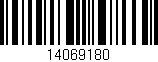Código de barras (EAN, GTIN, SKU, ISBN): '14069180'