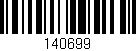 Código de barras (EAN, GTIN, SKU, ISBN): '140699'