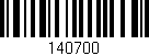 Código de barras (EAN, GTIN, SKU, ISBN): '140700'