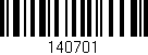 Código de barras (EAN, GTIN, SKU, ISBN): '140701'