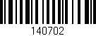 Código de barras (EAN, GTIN, SKU, ISBN): '140702'