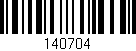 Código de barras (EAN, GTIN, SKU, ISBN): '140704'