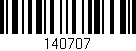 Código de barras (EAN, GTIN, SKU, ISBN): '140707'