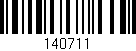 Código de barras (EAN, GTIN, SKU, ISBN): '140711'