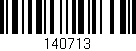 Código de barras (EAN, GTIN, SKU, ISBN): '140713'