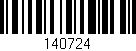 Código de barras (EAN, GTIN, SKU, ISBN): '140724'