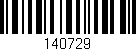 Código de barras (EAN, GTIN, SKU, ISBN): '140729'