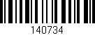 Código de barras (EAN, GTIN, SKU, ISBN): '140734'
