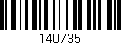 Código de barras (EAN, GTIN, SKU, ISBN): '140735'