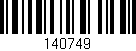 Código de barras (EAN, GTIN, SKU, ISBN): '140749'