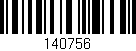 Código de barras (EAN, GTIN, SKU, ISBN): '140756'