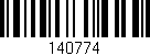 Código de barras (EAN, GTIN, SKU, ISBN): '140774'