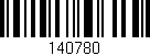 Código de barras (EAN, GTIN, SKU, ISBN): '140780'