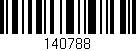 Código de barras (EAN, GTIN, SKU, ISBN): '140788'