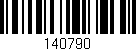 Código de barras (EAN, GTIN, SKU, ISBN): '140790'