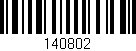 Código de barras (EAN, GTIN, SKU, ISBN): '140802'