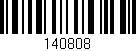 Código de barras (EAN, GTIN, SKU, ISBN): '140808'