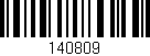 Código de barras (EAN, GTIN, SKU, ISBN): '140809'
