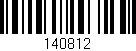 Código de barras (EAN, GTIN, SKU, ISBN): '140812'