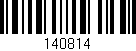 Código de barras (EAN, GTIN, SKU, ISBN): '140814'
