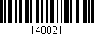 Código de barras (EAN, GTIN, SKU, ISBN): '140821'