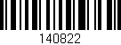 Código de barras (EAN, GTIN, SKU, ISBN): '140822'