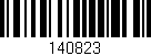 Código de barras (EAN, GTIN, SKU, ISBN): '140823'