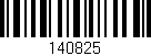 Código de barras (EAN, GTIN, SKU, ISBN): '140825'