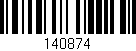 Código de barras (EAN, GTIN, SKU, ISBN): '140874'