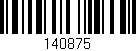 Código de barras (EAN, GTIN, SKU, ISBN): '140875'