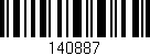 Código de barras (EAN, GTIN, SKU, ISBN): '140887'
