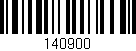 Código de barras (EAN, GTIN, SKU, ISBN): '140900'