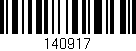 Código de barras (EAN, GTIN, SKU, ISBN): '140917'