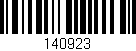 Código de barras (EAN, GTIN, SKU, ISBN): '140923'