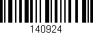 Código de barras (EAN, GTIN, SKU, ISBN): '140924'