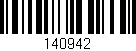 Código de barras (EAN, GTIN, SKU, ISBN): '140942'