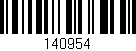 Código de barras (EAN, GTIN, SKU, ISBN): '140954'